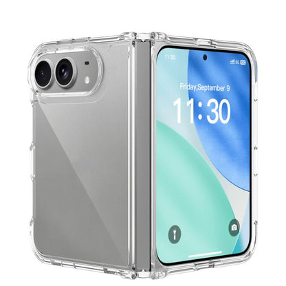 Acrylic Scratch-proof Transparent Phone Case, For iPhone Fold