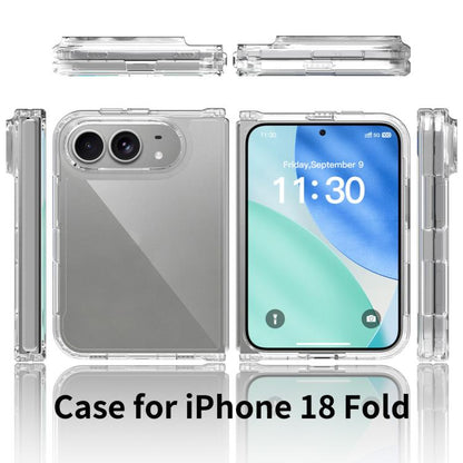 Acrylic Scratch-proof Transparent Phone Case, For iPhone Fold