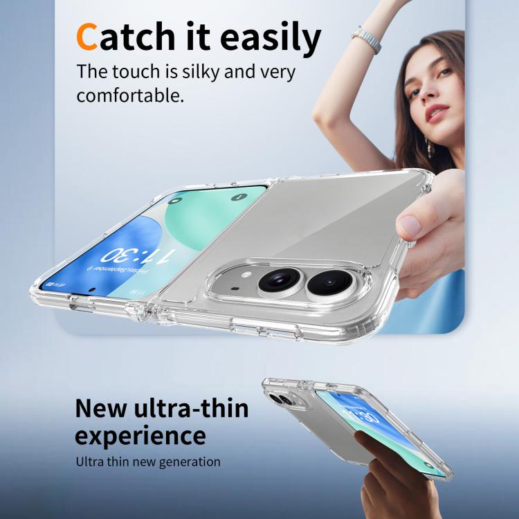 Acrylic Scratch-proof Transparent Phone Case, For iPhone Fold