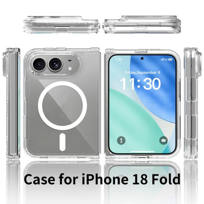 Scratch-proof Transparent Magnetic Phone Case, For iPhone Fold