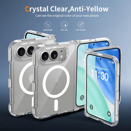 Scratch-proof Transparent Magnetic Phone Case, For iPhone Fold