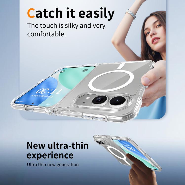Scratch-proof Transparent Magnetic Phone Case, For iPhone Fold