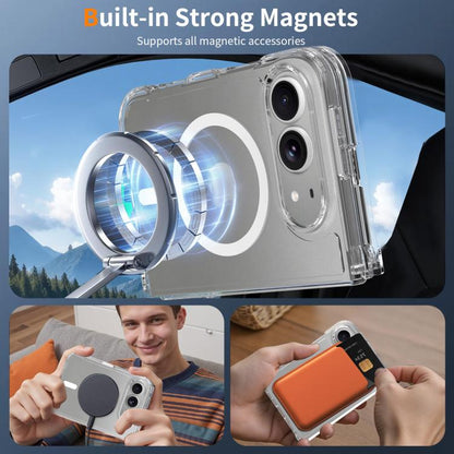 Scratch-proof Transparent Magnetic Phone Case, For iPhone Fold
