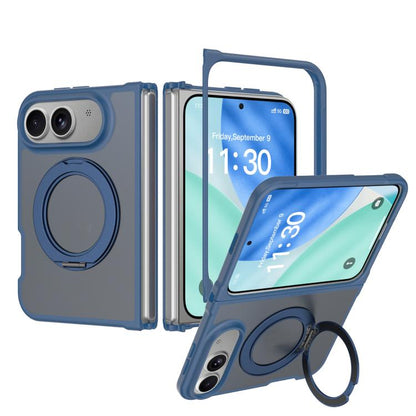 Skin Feel Rotating Holder Magnetic Phone Case, For iPhone Fold