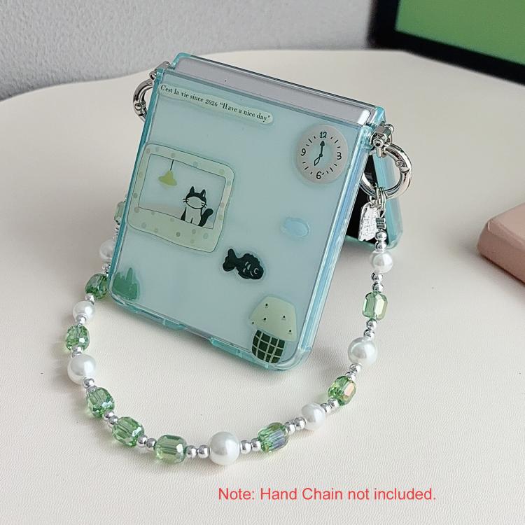 Clear TPU Cartoon Animal Phone Case, For Galaxy Z Flip8 5G, For Galaxy Z Flip7 5G