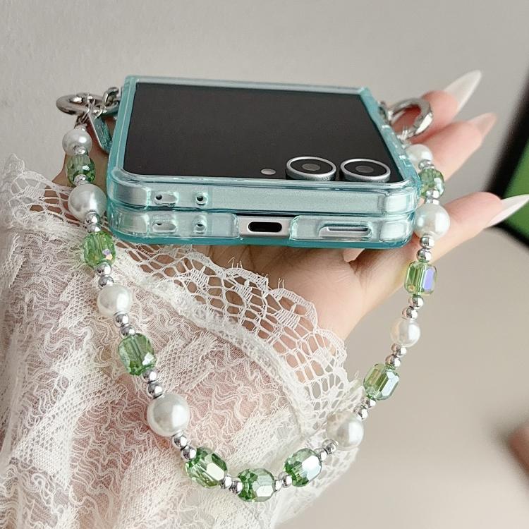 Clear TPU Cartoon Animal Phone Case with Strap, For Galaxy Z Flip8 5G, For Galaxy Z Flip7 5G