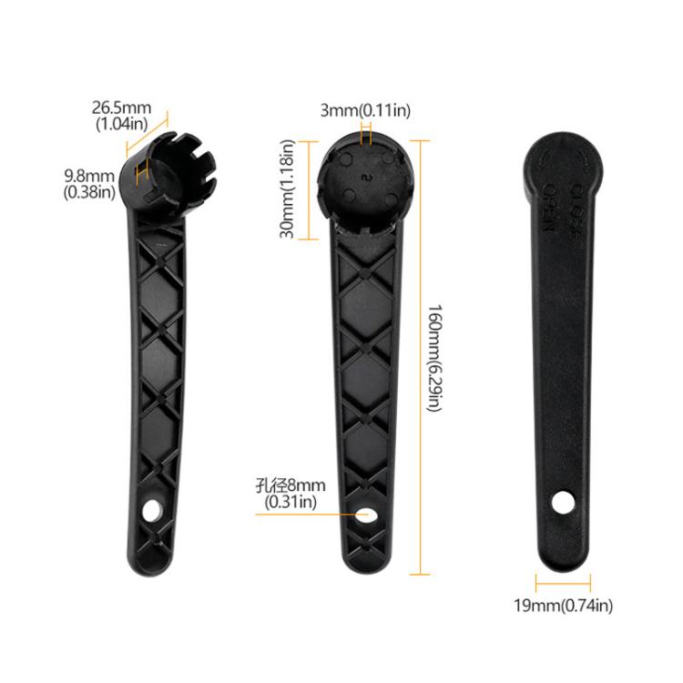 Inflatable Boats and Kayaks Universal Air Valve Wrench, Six Teeth, Eight Teeth