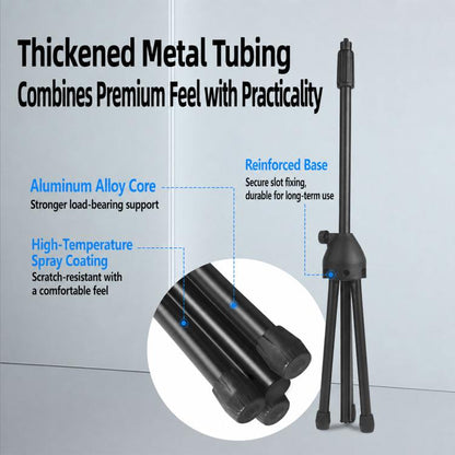NB-650 Adjustable Single Microphone Vertical Floor Tripod Stand, NB-650 Microphone Floor Tripod Stand