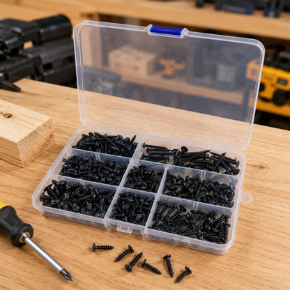 340 PCS / Set Phillips Self-tapping Screw, 340 PCS / Set