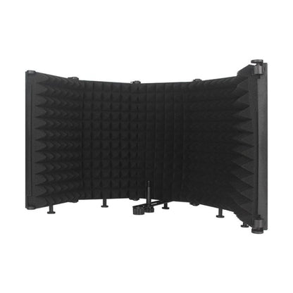 M5 Foldable Five-Panel Microphone Isolation Shield Windproof Screen, M5 Isolation Shield