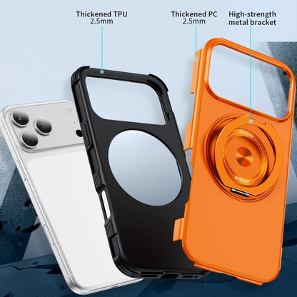 Magnetic 360 Rotating Holder Phone Case, For iPhone 18 Pro, For iPhone 18 Pro Max, For iPhone 17 Pro Max, For iPhone 17 Pro
