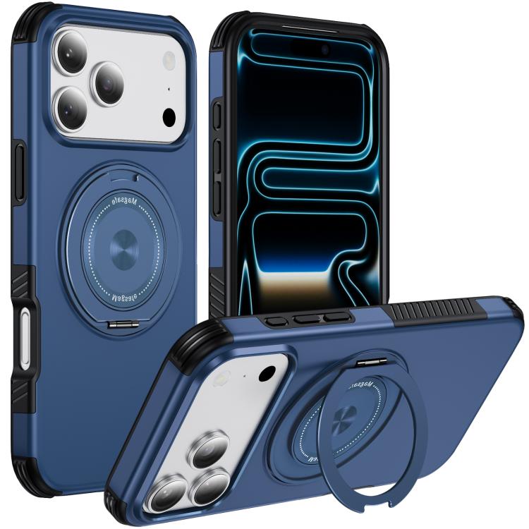 Magnetic 360 Rotating Holder Phone Case, For iPhone 18 Pro, For iPhone 18 Pro Max, For iPhone 17 Pro Max, For iPhone 17 Pro