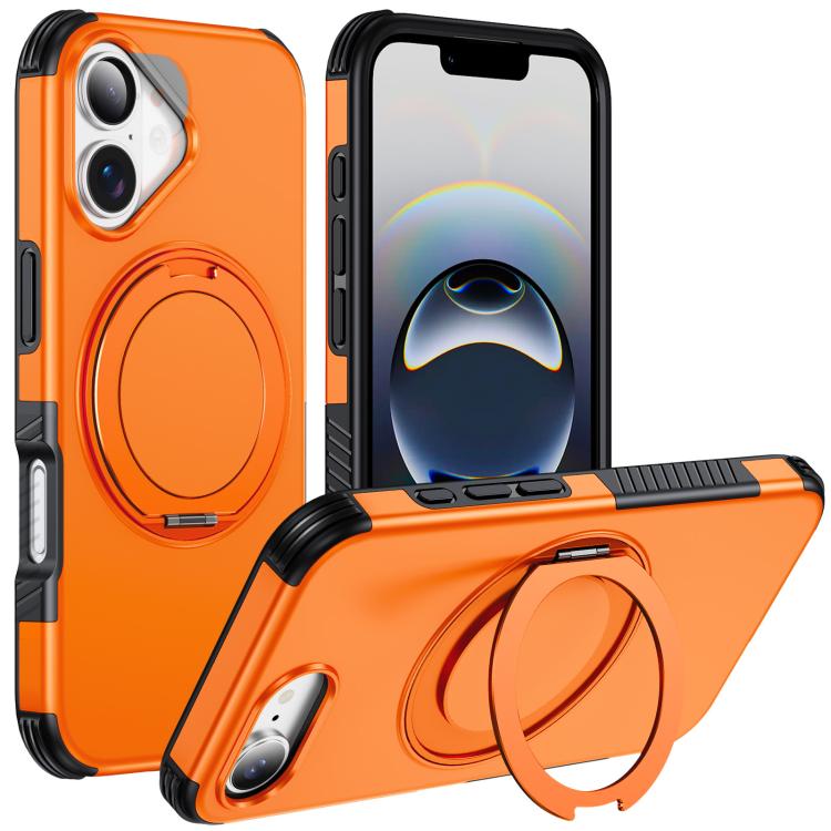 Magnetic 360 Rotating Holder Phone Case, For iPhone 18 Pro, For iPhone 18 Pro Max, For iPhone 17e / 16e, For iPhone 17 Pro Max, For iPhone 17 Pro, For iPhone 17, For iPhone 16 Pro Max, For iPhone 16 Pro, For iPhone 16 Plus