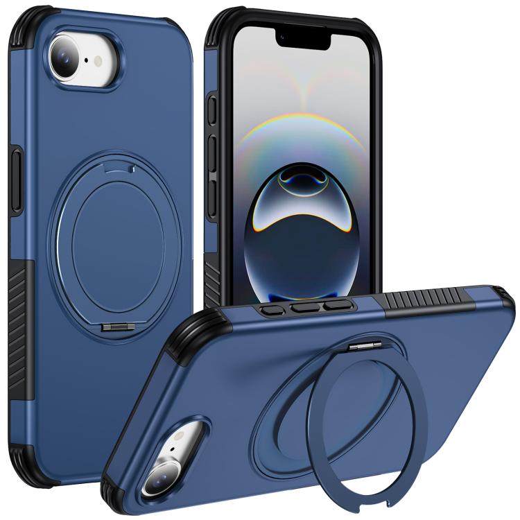 Magnetic 360 Rotating Holder Phone Case, For iPhone 18 Pro, For iPhone 18 Pro Max, For iPhone 17e / 16e, For iPhone 17 Pro Max, For iPhone 17 Pro, For iPhone 17, For iPhone 16 Pro Max, For iPhone 16 Pro, For iPhone 16 Plus