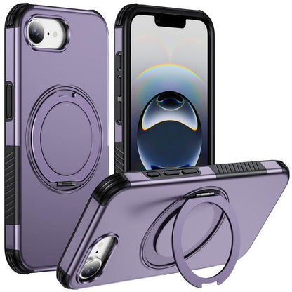 Magnetic 360 Rotating Holder Phone Case, For iPhone 18 Pro, For iPhone 18 Pro Max, For iPhone 17e / 16e, For iPhone 17 Pro Max, For iPhone 17 Pro, For iPhone 17, For iPhone 16 Pro Max, For iPhone 16 Pro, For iPhone 16 Plus