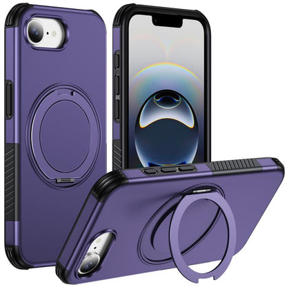 Magnetic 360 Rotating Holder Phone Case, For iPhone 18 Pro, For iPhone 18 Pro Max, For iPhone 17e / 16e, For iPhone 17 Pro Max, For iPhone 17 Pro, For iPhone 17, For iPhone 16 Pro Max, For iPhone 16 Pro, For iPhone 16 Plus