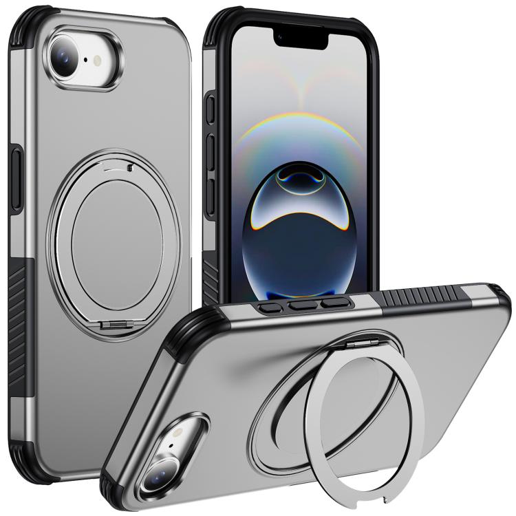 Magnetic 360 Rotating Holder Phone Case, For iPhone 18 Pro, For iPhone 18 Pro Max, For iPhone 17e / 16e, For iPhone 17 Pro Max, For iPhone 17 Pro, For iPhone 17, For iPhone 16 Pro Max, For iPhone 16 Pro, For iPhone 16 Plus