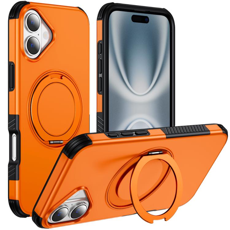 Magnetic 360 Rotating Holder Phone Case, For iPhone 18 Pro, For iPhone 18 Pro Max, For iPhone 17e / 16e, For iPhone 17 Pro Max, For iPhone 17 Pro, For iPhone 17, For iPhone 16 Pro Max, For iPhone 16 Pro, For iPhone 16 Plus