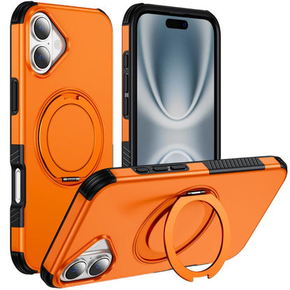 Magnetic 360 Rotating Holder Phone Case, For iPhone 18 Pro, For iPhone 18 Pro Max, For iPhone 17e / 16e, For iPhone 17 Pro Max, For iPhone 17 Pro, For iPhone 17, For iPhone 16 Pro Max, For iPhone 16 Pro, For iPhone 16 Plus