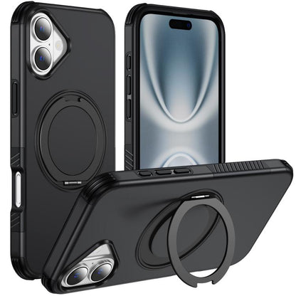 Magnetic 360 Rotating Holder Phone Case, For iPhone 18 Pro, For iPhone 18 Pro Max, For iPhone 17e / 16e, For iPhone 17 Pro Max, For iPhone 17 Pro, For iPhone 17, For iPhone 16 Pro Max, For iPhone 16 Pro, For iPhone 16 Plus