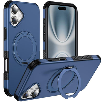 Magnetic 360 Rotating Holder Phone Case, For iPhone 18 Pro, For iPhone 18 Pro Max, For iPhone 17e / 16e, For iPhone 17 Pro Max, For iPhone 17 Pro, For iPhone 17, For iPhone 16 Pro Max, For iPhone 16 Pro, For iPhone 16 Plus