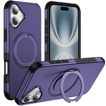 Magnetic 360 Rotating Holder Phone Case, For iPhone 18 Pro, For iPhone 18 Pro Max, For iPhone 17e / 16e, For iPhone 17 Pro Max, For iPhone 17 Pro, For iPhone 17, For iPhone 16 Pro Max, For iPhone 16 Pro, For iPhone 16 Plus