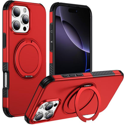 Magnetic 360 Rotating Holder Phone Case, For iPhone 18 Pro, For iPhone 18 Pro Max, For iPhone 17e / 16e, For iPhone 17 Pro Max, For iPhone 17 Pro, For iPhone 17, For iPhone 16 Pro Max, For iPhone 16 Pro, For iPhone 16 Plus