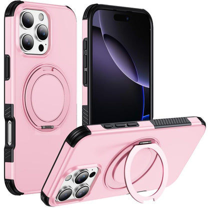 Magnetic 360 Rotating Holder Phone Case, For iPhone 18 Pro, For iPhone 18 Pro Max, For iPhone 17e / 16e, For iPhone 17 Pro Max, For iPhone 17 Pro, For iPhone 17, For iPhone 16 Pro Max, For iPhone 16 Pro, For iPhone 16 Plus