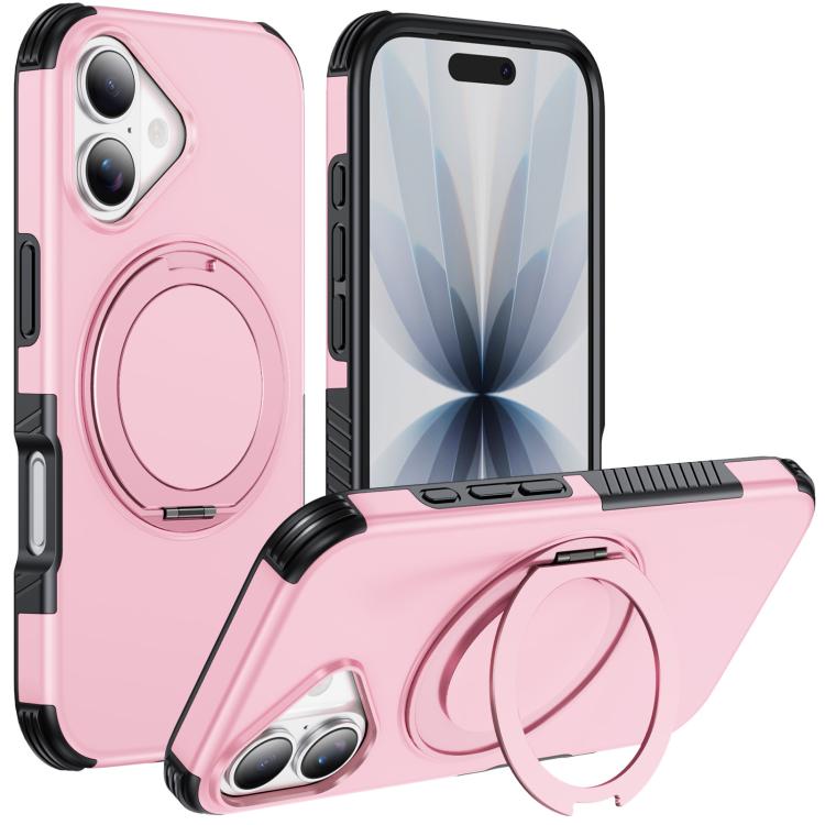 Magnetic 360 Rotating Holder Phone Case, For iPhone 18 Pro, For iPhone 18 Pro Max, For iPhone 17e / 16e, For iPhone 17 Pro Max, For iPhone 17 Pro, For iPhone 17, For iPhone 16 Pro Max, For iPhone 16 Pro, For iPhone 16 Plus