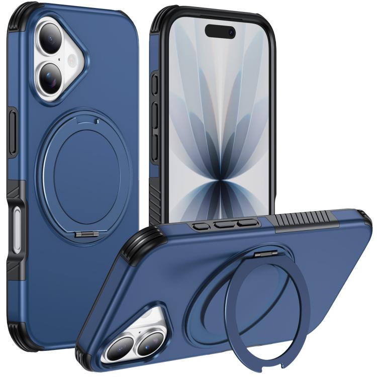 Magnetic 360 Rotating Holder Phone Case, For iPhone 18 Pro, For iPhone 18 Pro Max, For iPhone 17e / 16e, For iPhone 17 Pro Max, For iPhone 17 Pro, For iPhone 17, For iPhone 16 Pro Max, For iPhone 16 Pro, For iPhone 16 Plus