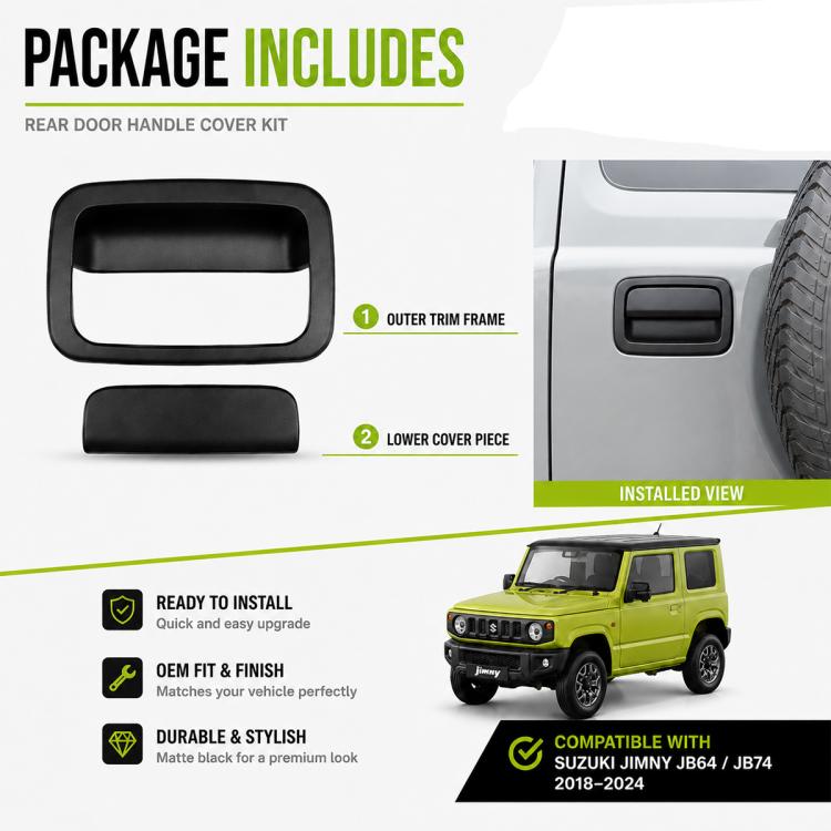 Car Door Handle Cover for JIMNY JB64 / JB74, Rear Door