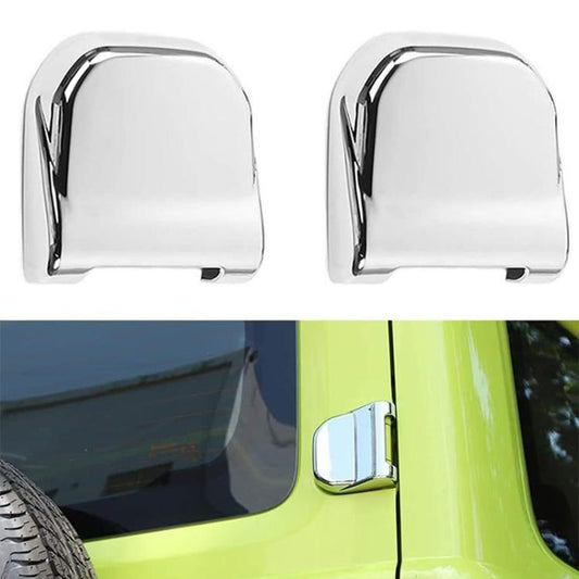 Door Hinges Protective Cover for JIMNY JB64 / JB74, Hinges Protective Cover (Silver), Hinges Protective Cover (Carbon Fiber Texture)