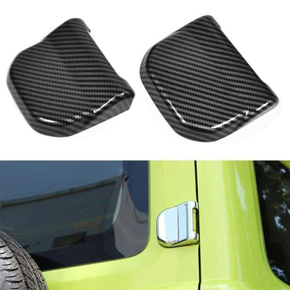 Door Hinges Protective Cover for JIMNY JB64 / JB74, Hinges Protective Cover (Silver), Hinges Protective Cover (Carbon Fiber Texture)