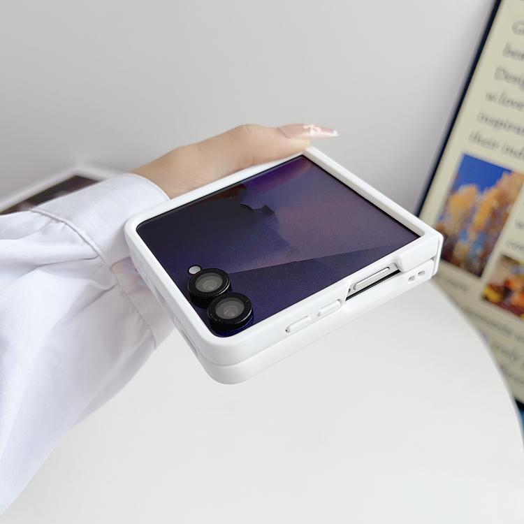 Skin Feel Central Axis Dual Magnetic PC Phone Case, For Galaxy Z Flip8 5G