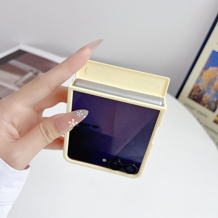 Skin Feel Central Axis Dual Magnetic PC Phone Case, For Galaxy Z Flip8 5G