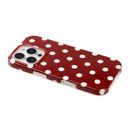 Full Coverage IMD Printed Retro Large Dots Pattern TPU Phone Case, For iPhone 14 Pro Max, For iPhone 13 Pro Max