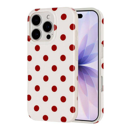 Full Coverage IMD Printed Retro Large Dots Pattern TPU Phone Case, For iPhone 14 Pro Max, For iPhone 13 Pro Max