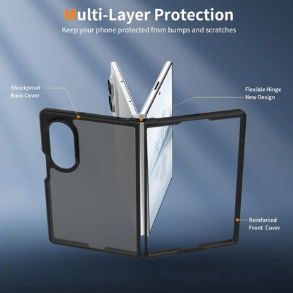 Skin Feel Contrast Color TPU Hybrid PC Phone Case, For Galaxy Z Fold8 5G, For Galaxy Z Fold8 Ultra 5G, For Galaxy Z Flip8 5G