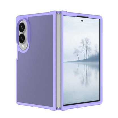 Skin Feel Contrast Color TPU Hybrid PC Phone Case, For Galaxy Z Fold8 5G, For Galaxy Z Fold8 Ultra 5G, For Galaxy Z Flip8 5G