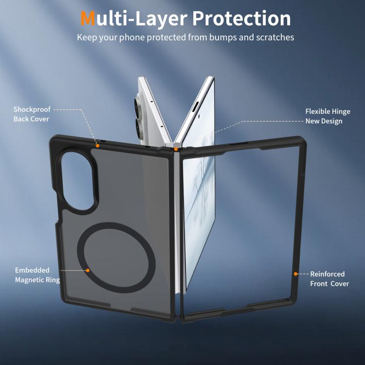 Skin Feel TPU Hybrid PC MagSafe Phone Case, For Galaxy Z Fold8 5G, For Galaxy Z Fold8 Ultra 5G, For Galaxy Z Flip8 5G