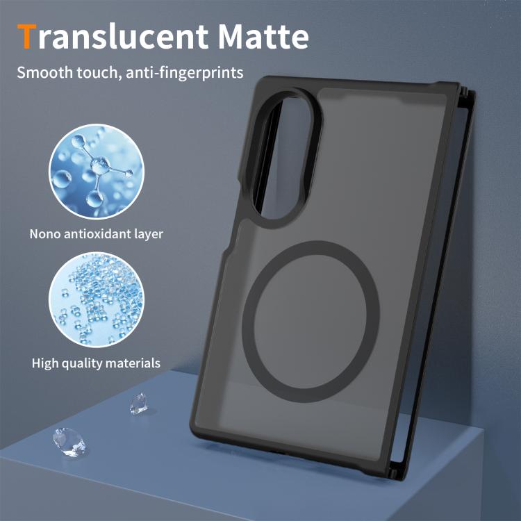 Skin Feel TPU Hybrid PC MagSafe Phone Case, For Galaxy Z Fold8 5G, For Galaxy Z Fold8 Ultra 5G