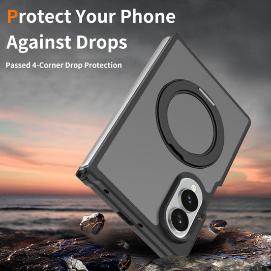 Skin Feel Rotating Holder Magnetic Phone Case, For Galaxy Z Fold8 5G, For Galaxy Z Fold8 Ultra 5G, For Galaxy Z Flip8 5G
