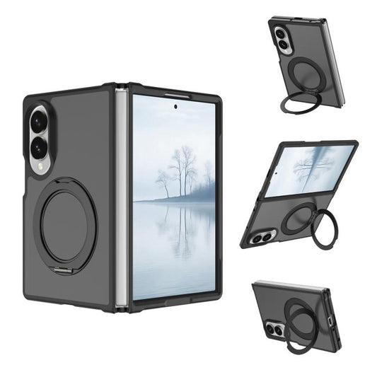 Skin Feel Rotating Holder Magnetic Phone Case, For Galaxy Z Fold8 5G, For Galaxy Z Fold8 Ultra 5G, For Galaxy Z Flip8 5G
