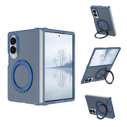 Skin Feel Rotating Holder Magnetic Phone Case, For Galaxy Z Fold8 5G, For Galaxy Z Fold8 Ultra 5G