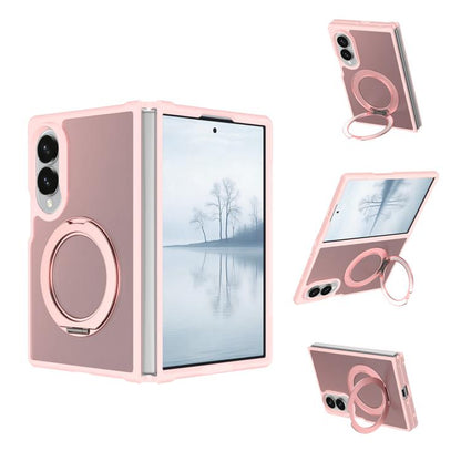Skin Feel Rotating Holder Magnetic Phone Case, For Galaxy Z Fold8 5G, For Galaxy Z Fold8 Ultra 5G