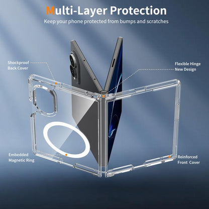 Scratch-proof Transparent Magnetic Phone Case, For Galaxy Z Fold8 5G