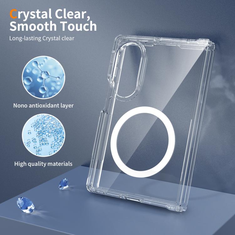 Scratch-proof Transparent Magnetic Phone Case, For Galaxy Z Fold8 5G