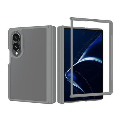 Skin Feel Contrast Color TPU Hybrid PC Phone Case with Hinge Cover, For Galaxy Z Fold8 5G, For Galaxy Z Fold8 Ultra 5G, For Galaxy Z Flip8 5G