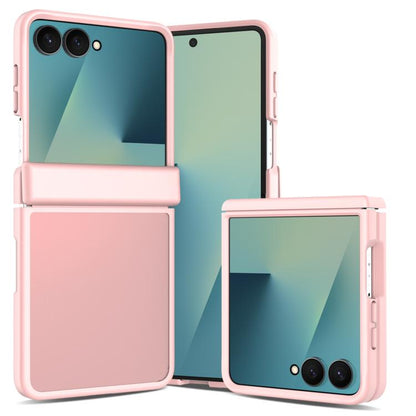 Skin Feel Contrast Color TPU Hybrid PC Phone Case with Hinge Cover, For Galaxy Z Fold8 5G, For Galaxy Z Fold8 Ultra 5G, For Galaxy Z Flip8 5G