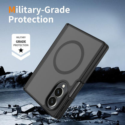 Skin Feel TPU Hybrid PC Magnetic Phone Case with Hinge Cover, For Galaxy Z Fold8 5G, For Galaxy Z Fold8 Ultra 5G, For Galaxy Z Flip8 5G